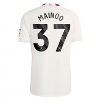 Pánský Fotbalový dres Manchester United Kobbie Mainoo #37 2023-24 Třetí Krátký Rukáv